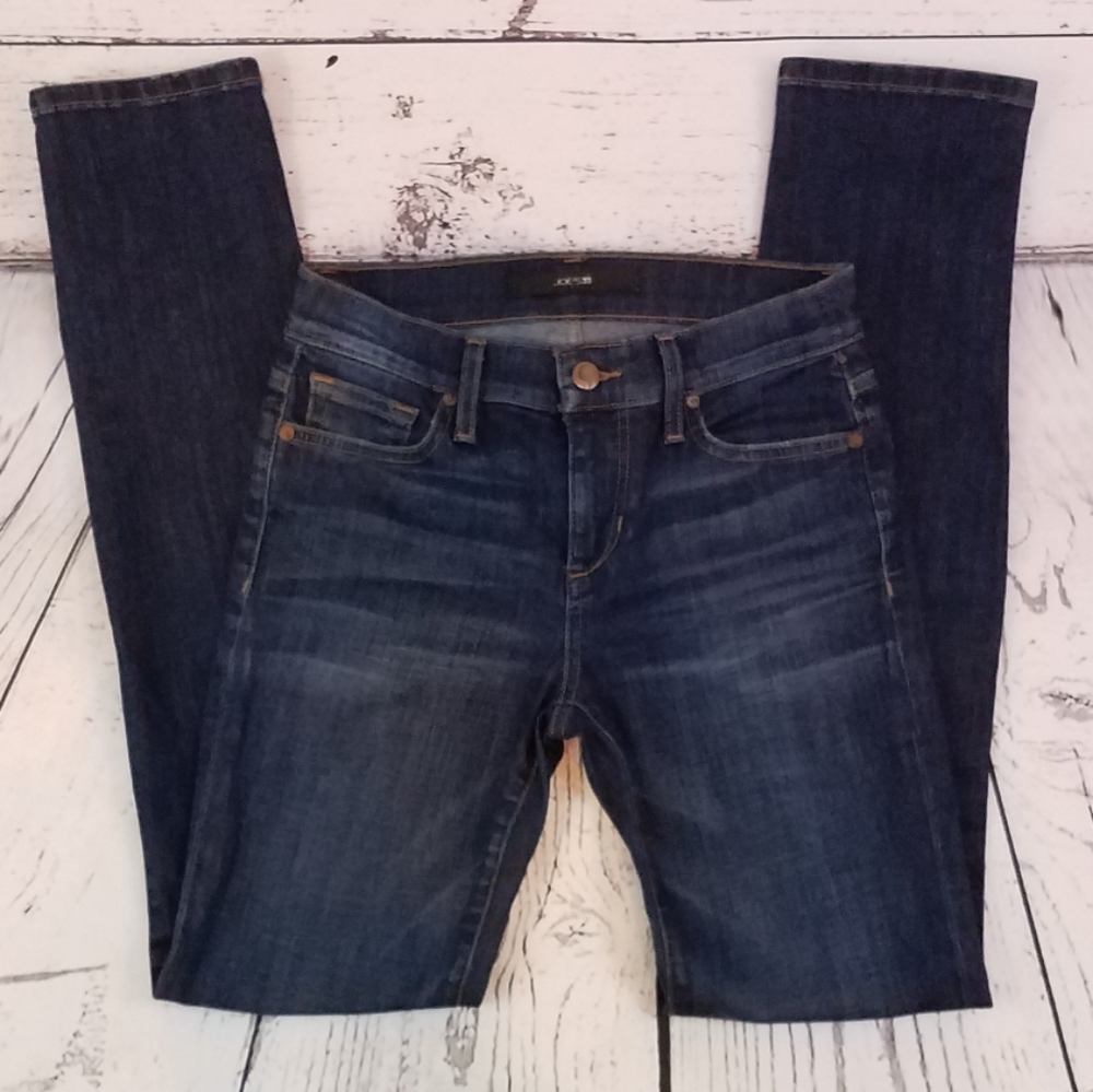 Joe's Jeans Women's Size 24 Dark Blue Ettie Cigarette Straight Leg